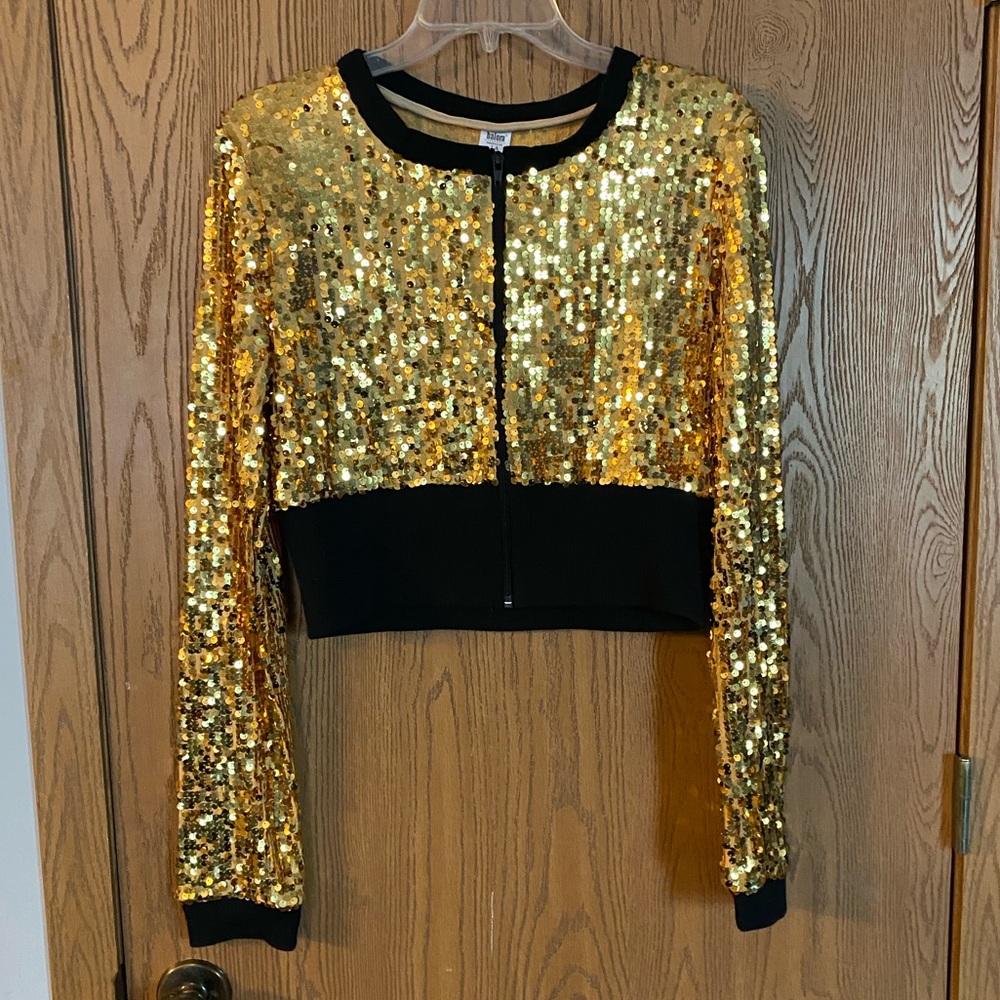 Gold Sequin Jacket